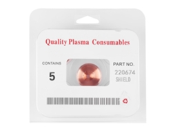Tampa de Escudo de Plasma para Consumíveis da Tocha de Corte Max45 220674 5pcs com S/MARCA