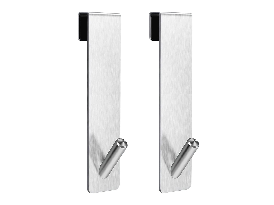 Peças Gancho De Porta De Banheiro,ganchos De Porta Para Box De Vidro Sem Moldura,ajustável 6 12 Mm Espessura Btforus (prata)
