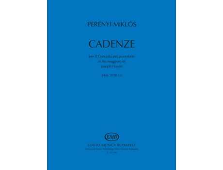 Livro Cadenze per il concerto per pianoforte in Re maggiore di Joseph Haydn de Perenyi e Miklos (Italiano)