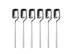 Omni-colheres De Espresso De Aço Inoxidável 304, 5,6 Polegadas, 6 Peças, Design Pendurável, Ideal Para Café E Sobremesa