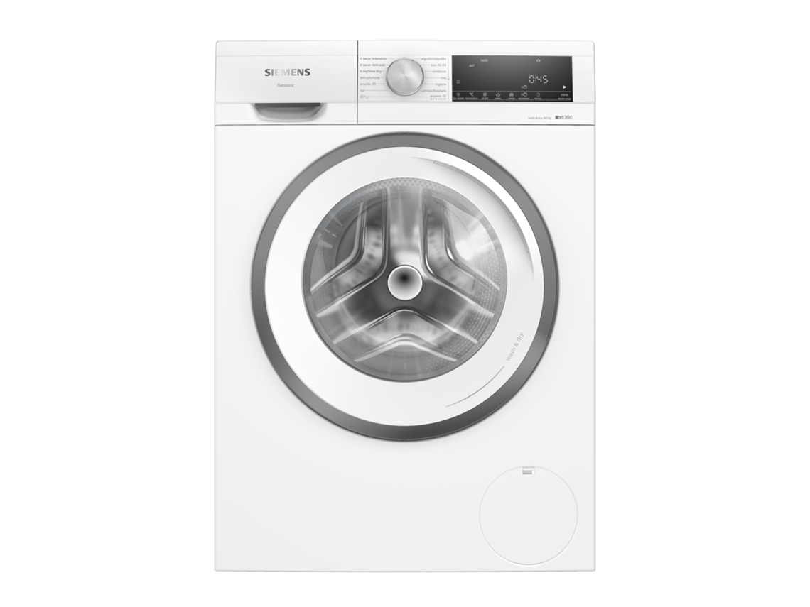 Máquina de Lavar e Secar Roupa SIEMENS WN34A1V0ES (5/9 kg - 1400 rpm - Branco)