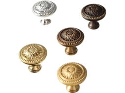 1 Puxador De Latão Com Furo Único, Moderno E Simples, Em Cobre Puro, Para Móveis De Guarda Roupa E Armário 1-dourado