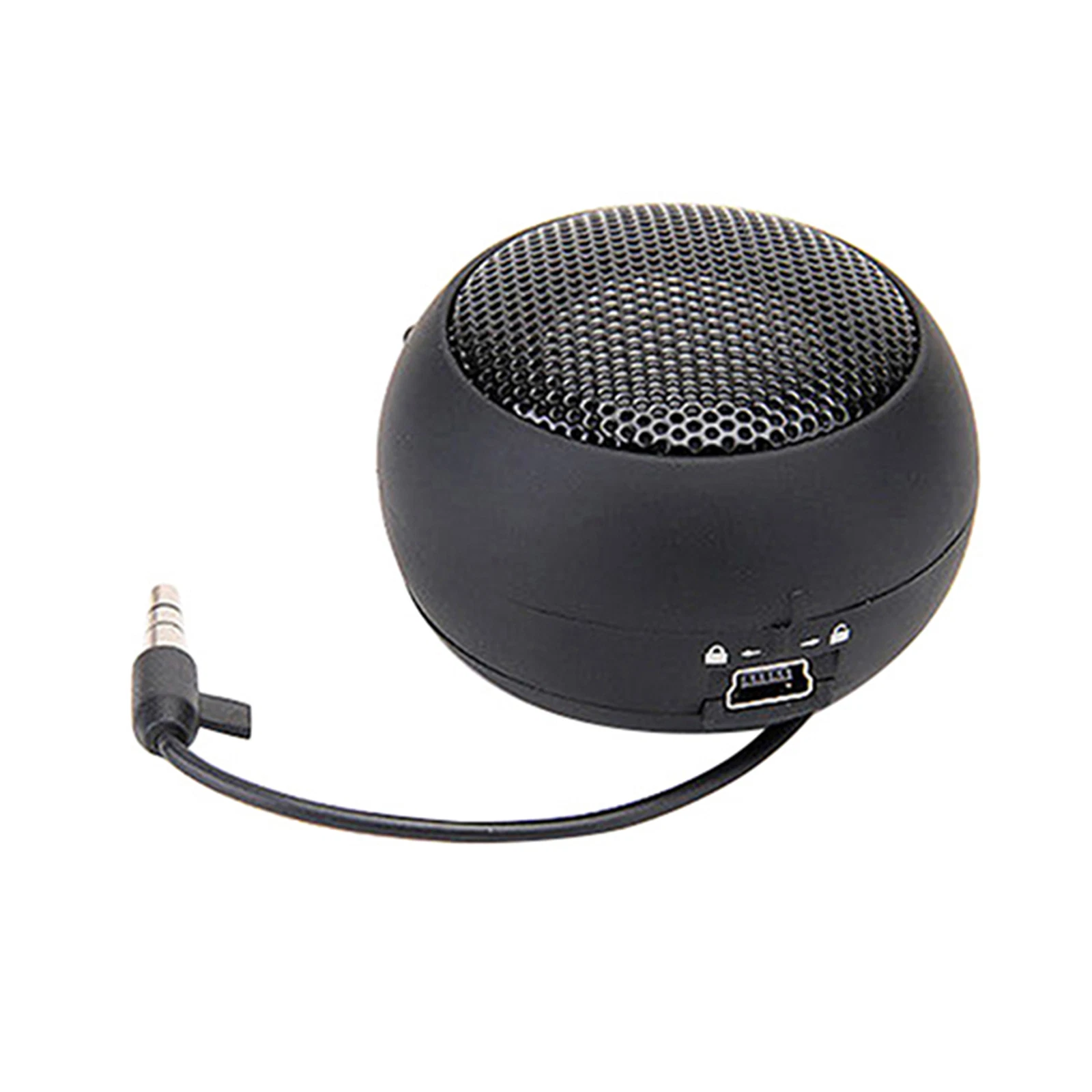 Mini Caixa De Som Portátil Para Hambúrguer, Com Subwoofer Multifuncional E Plug In Preto SUNNY SPACES