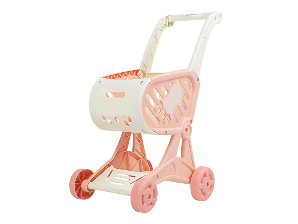 Carrinho De Compras Boneca Brinquedos Cozinha Cortar Frutas Supermercado Conjunto