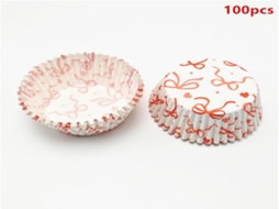 Formas para muffins Lurelia, 100 unidades, formato roseta, para muffins e cupcakes.