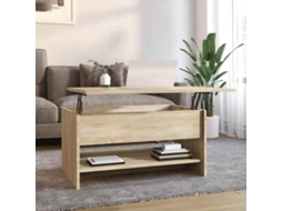 Vidaxl Mesa De Centro 80x50x40 Cm Derivados Madeira Carvalho Sonoma