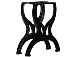 Bench Leg, Bench Legs Vidaxl Preto Ferro Fundido (n/a)