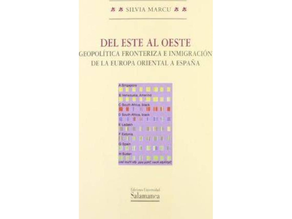 Livro Del Este Al Oeste de Silvia Marcu (Espanhol)