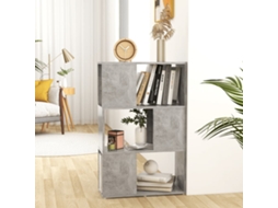 Vidaxl Estante/divisória 60x24x94 Cm Contraplacado Cinzento-cimento