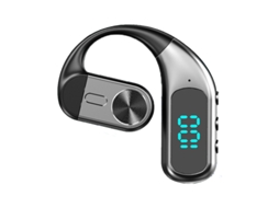 Fones de Ouvido Sem Fio Bluetooth com Microfone Hd e Visor de Led MDUG (preto)