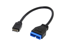 Usb 3.0 Macho De 20 Pinos Para Substituição Fêmea Do Cabo Do Adaptador Do Cabo De Extensão Do Usb 3.1