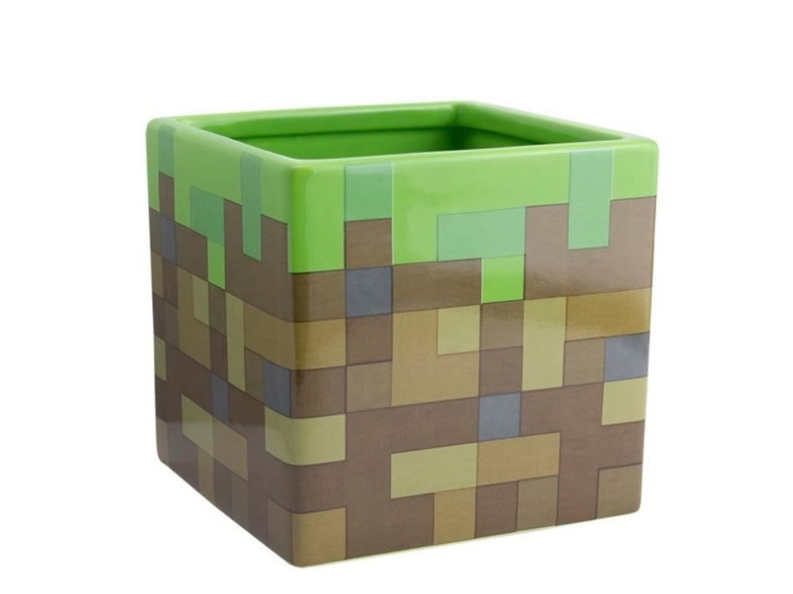Vaso para Plantas Minecraft Vaso para Flores e Porta-Canetas