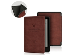 Capa Para Kindle Paperwhite 6 12ª Geração (7") 2024 Marrom Cuich