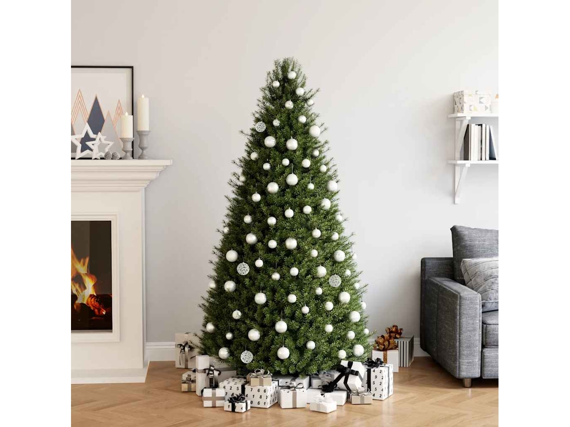 Vidaxl Conjunto De Bolas De Natal 100 Pcs Branco