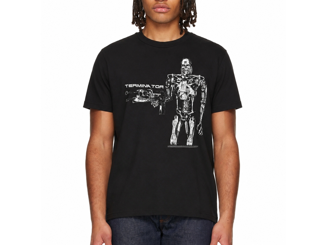 Rockinstone Terminator Boom Black Adult T-shirt Size:l