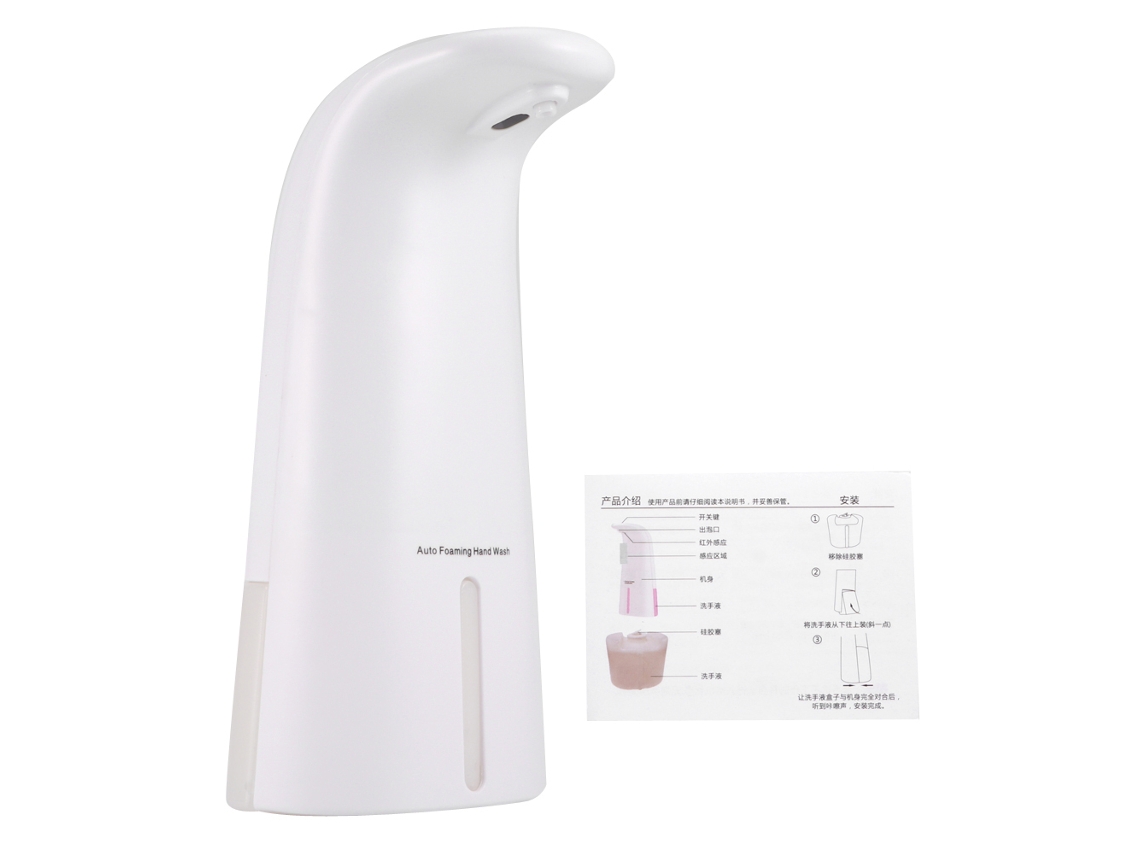 Dispensador automático de sabão líquido sem contato para cozinha e banheiro