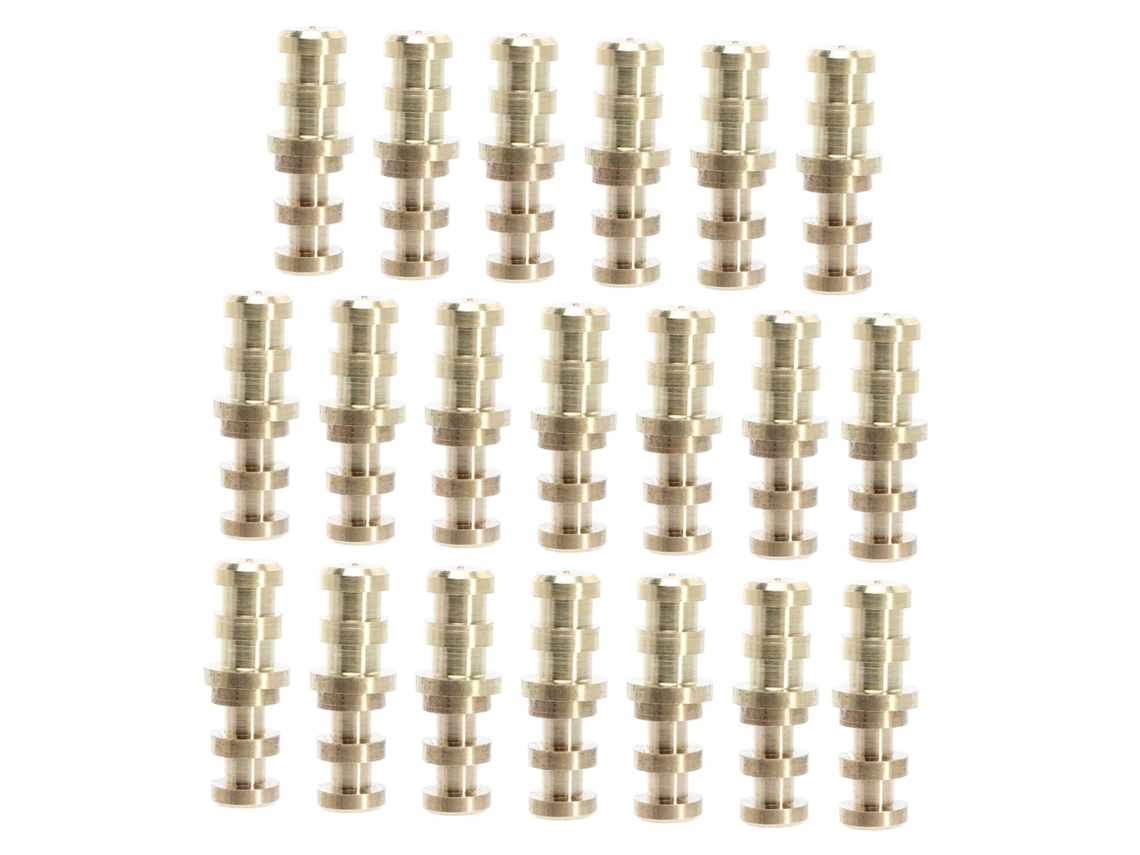 Conjunto de 20 Pinos de Alinhamento Topbathy em Cobre Banhado a Ouro