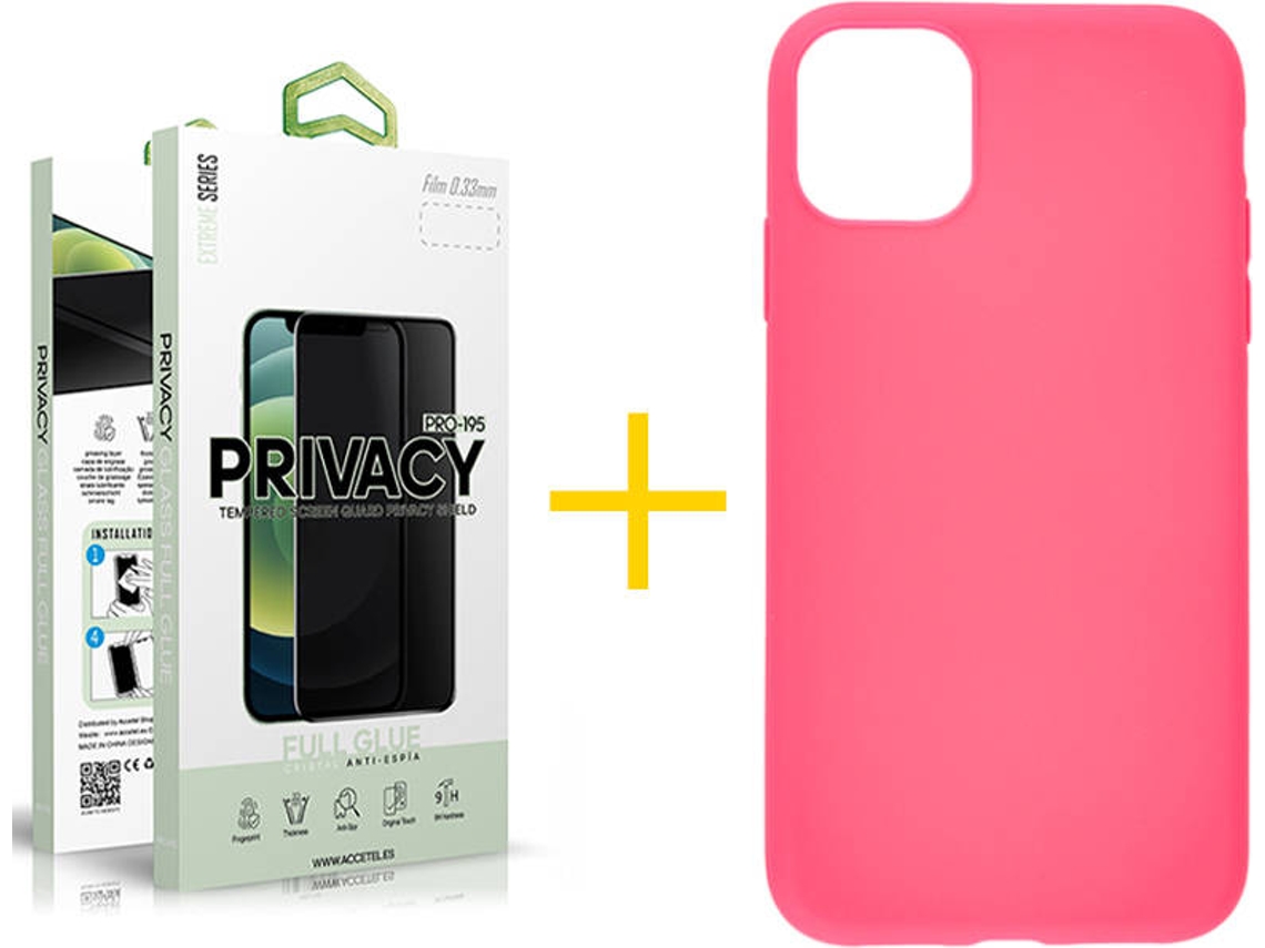 Capa + Película para iPhone 11 SKYHE Rosa