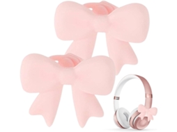 Lurelia Decoração Kawaii Para Auscultadores, Laço De Silicone Pack 2, Para Estudo E Escritório, Estilo Kawaii