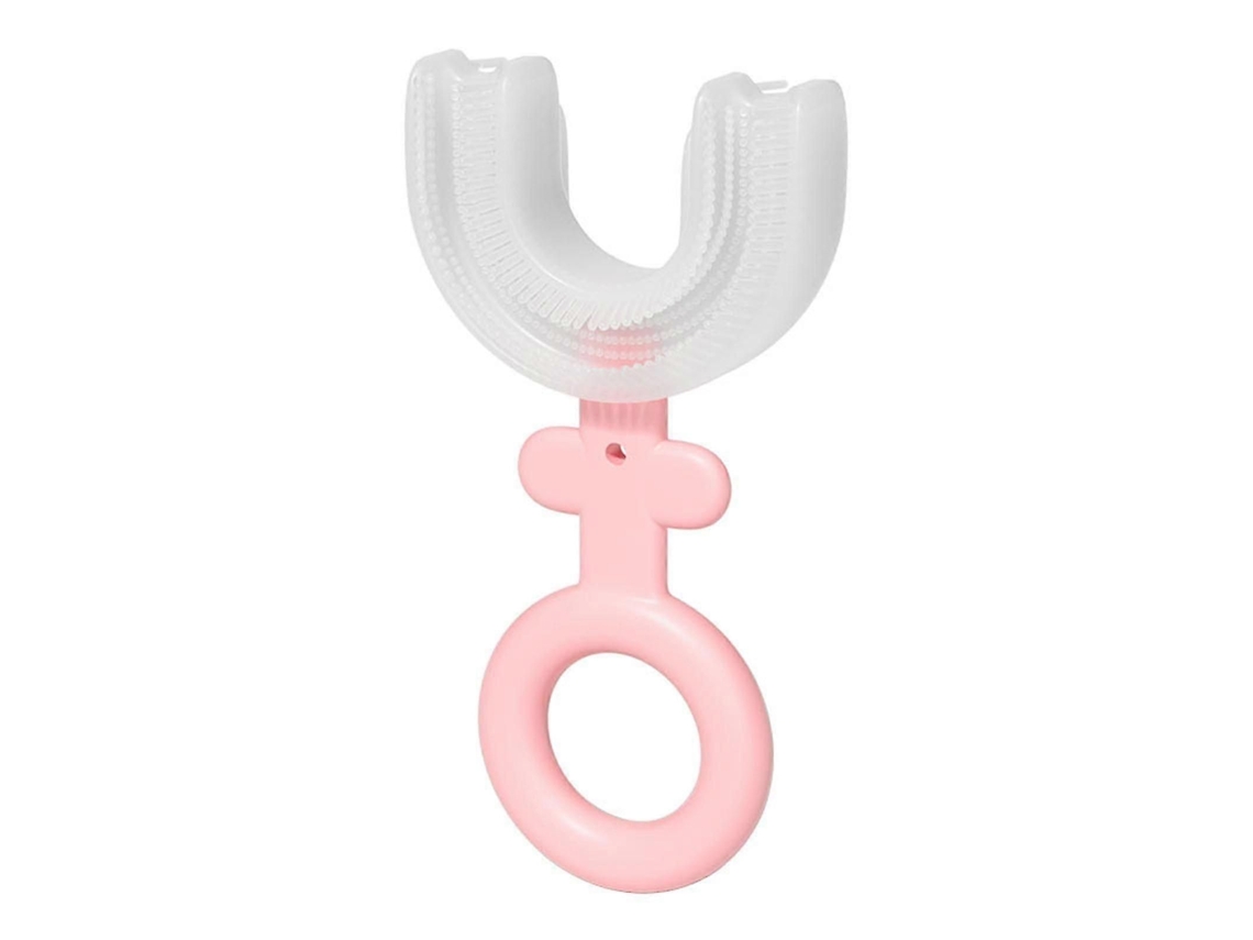 Escova de Dentes Infantil Manual em Formato U com 360 para Limpeza Bucal Crianças Pequenas e Bebês. Macia Grau Alimentício. GOKOCO