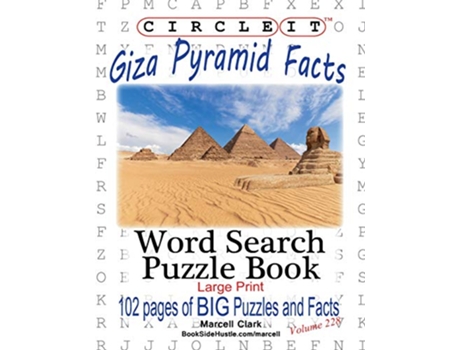 Livro Circle It Giza Pyramid Facts Word Search Puzzle Book de Lowry Global Media LLC Marcell Clark Mark Schumacher (Inglês)
