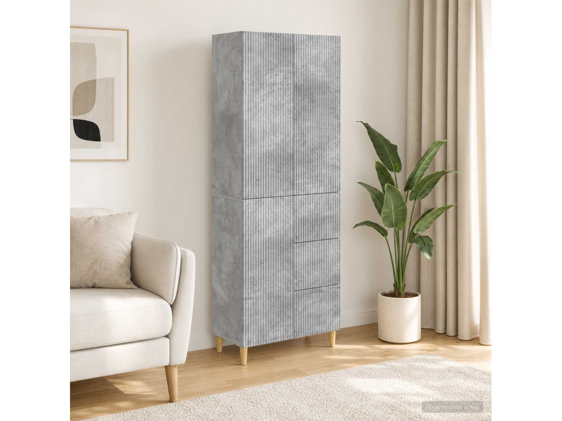 Vidaxl Conjunto De Gabinete 2 Pcs 66 X 34,5 X 90 Cm