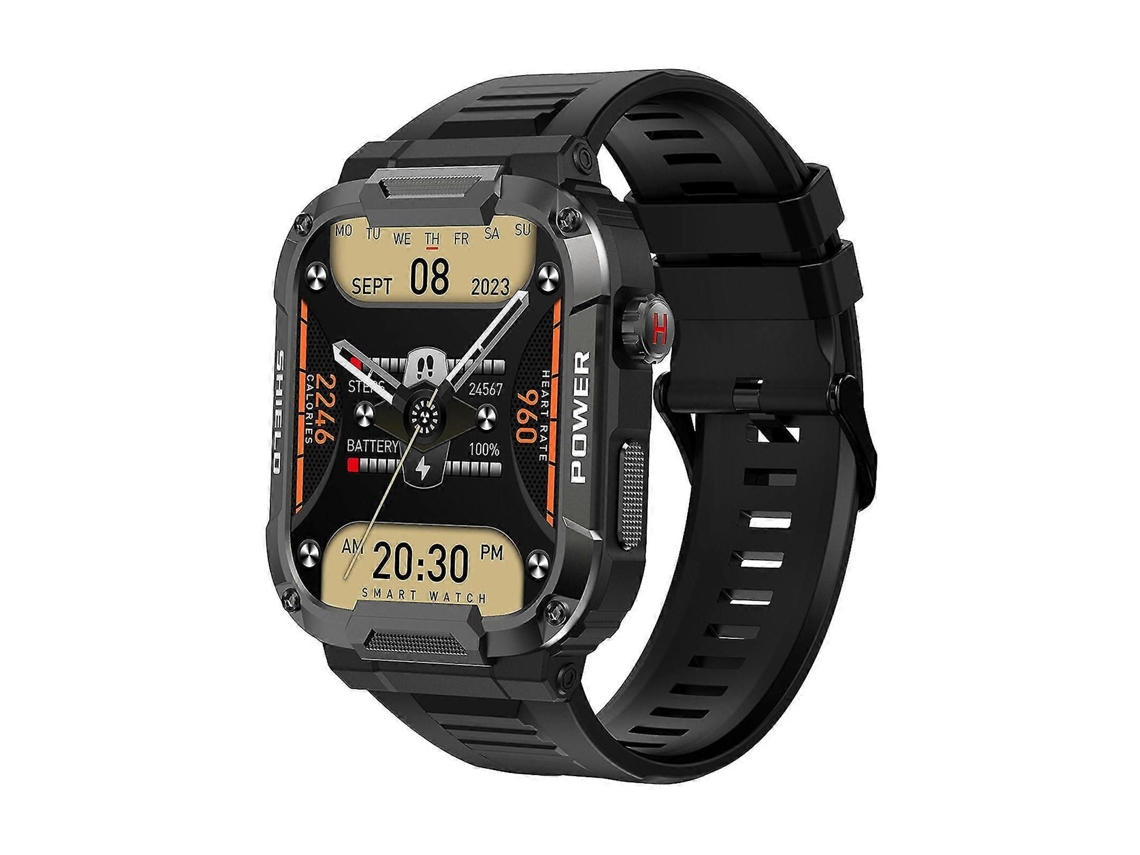 Relógio Smartwatch Masculino Militar Findtime com Função de Telefone, Saúde, Monitor Pressão Arteria L, Esportes, GOKOCO