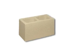 Bloco De Concreto Liso Com Repelente De Água Creme / 4 Lados Lisos / Unidade