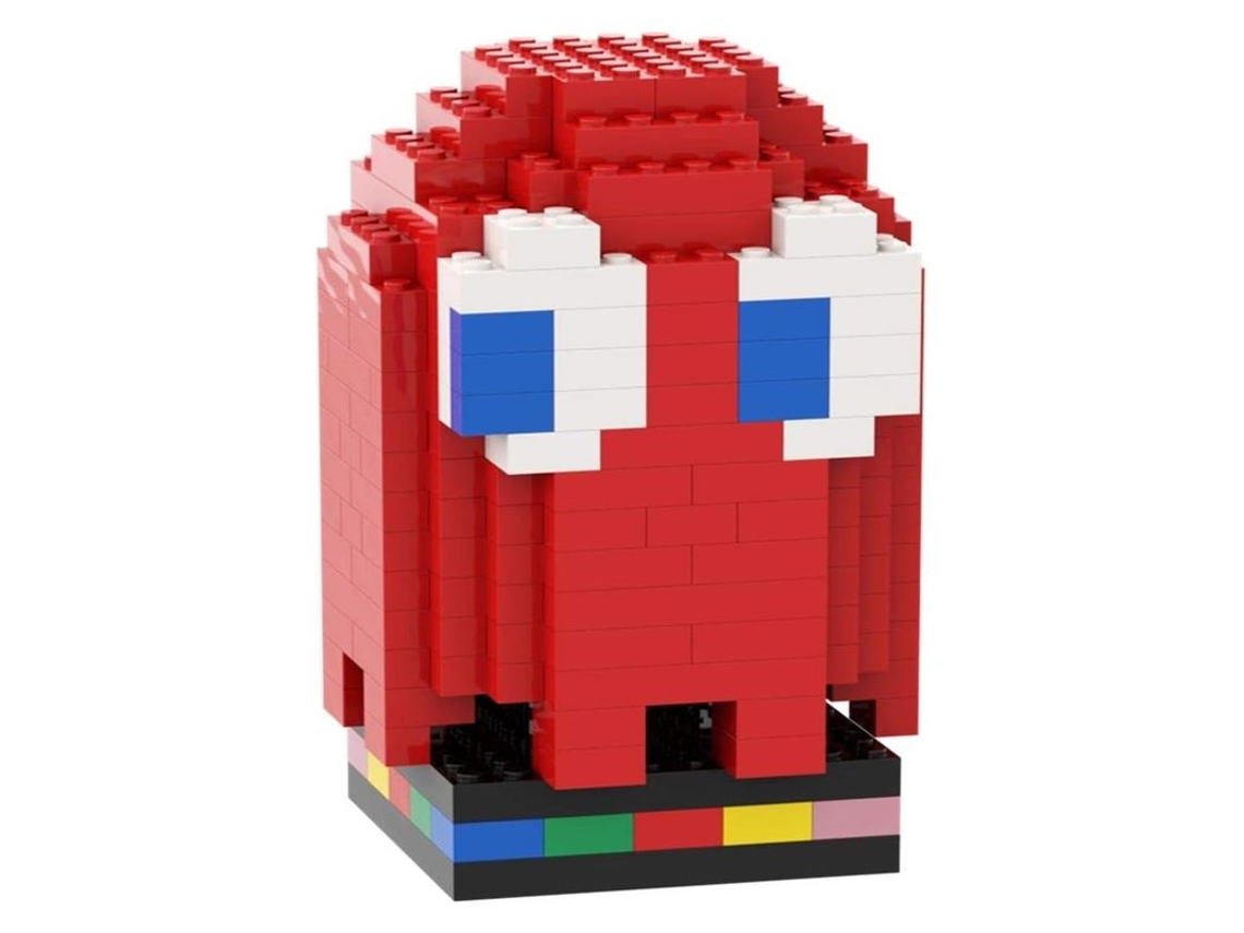Pixo Red Coco Bricks Construção Retro Gaming Pm002 Pixoworld P25pixoworld