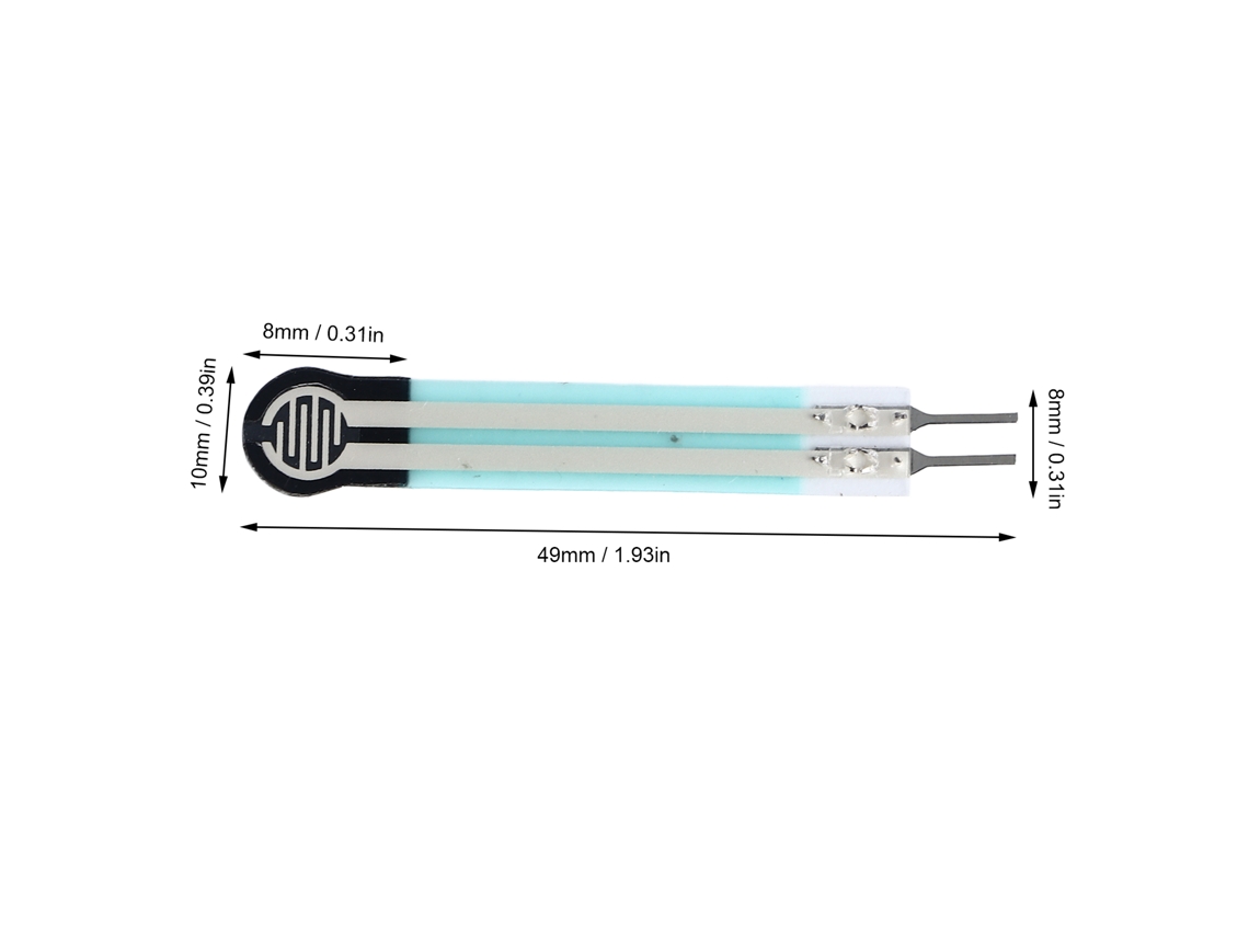 Laxiscreed Sensor De Pressão De Filme Fino De Alta Sensibilidade Para Até 2kg, Resistência Tipo
