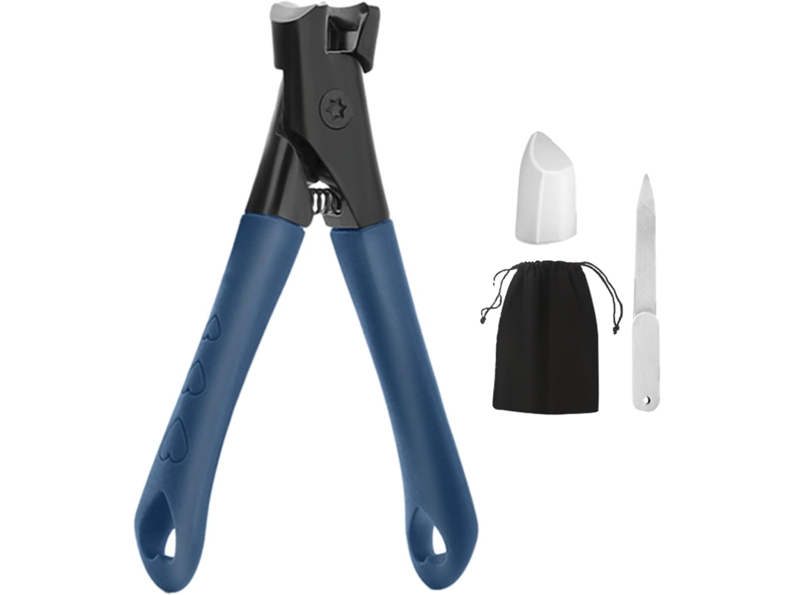 Cortador de unhas com capa ergonômica e design anti-vibração.