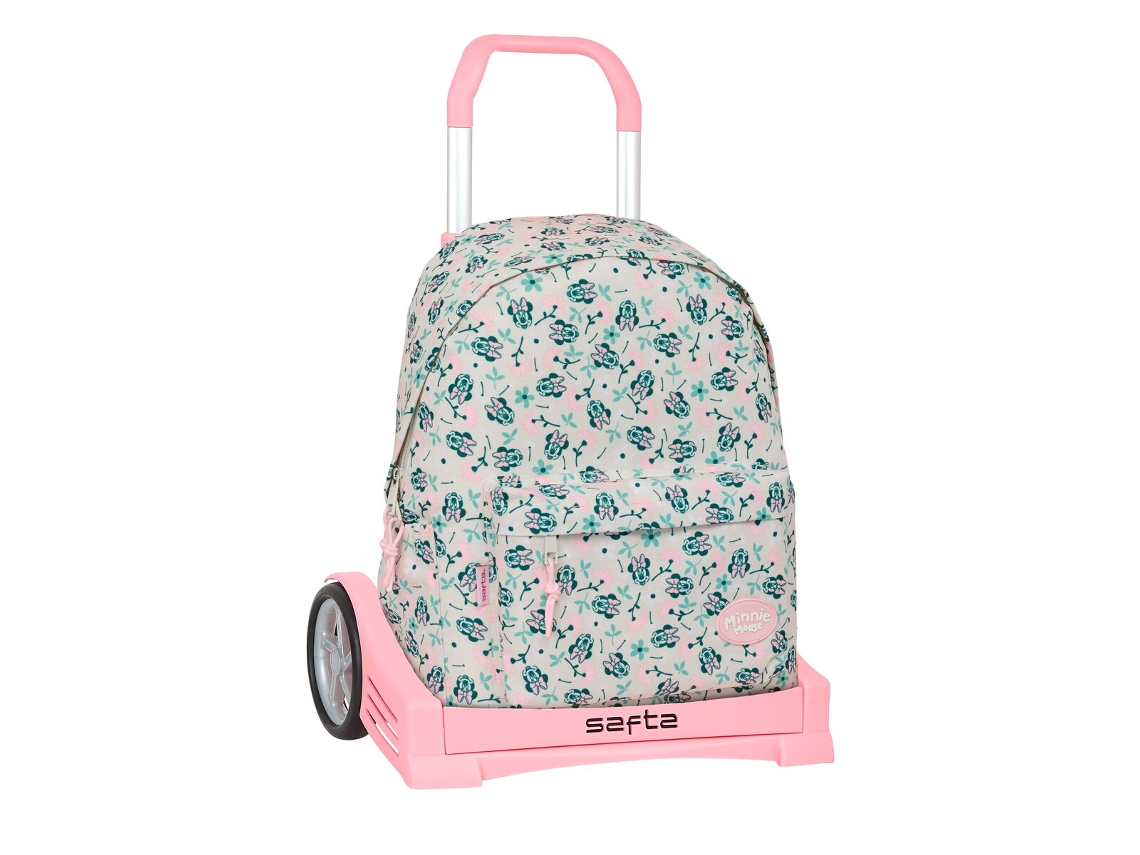 Mochila Escolar Minnie Mouse Minty (Cor Rosa - Poliéster 300D)