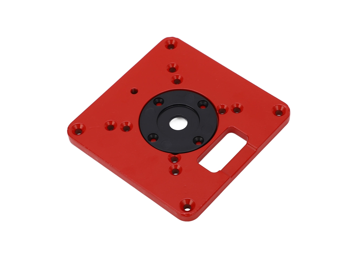 Placa De Inserção Para Mesa De Router Laxiscreed Em Liga De Alumínio Para Marcenaria