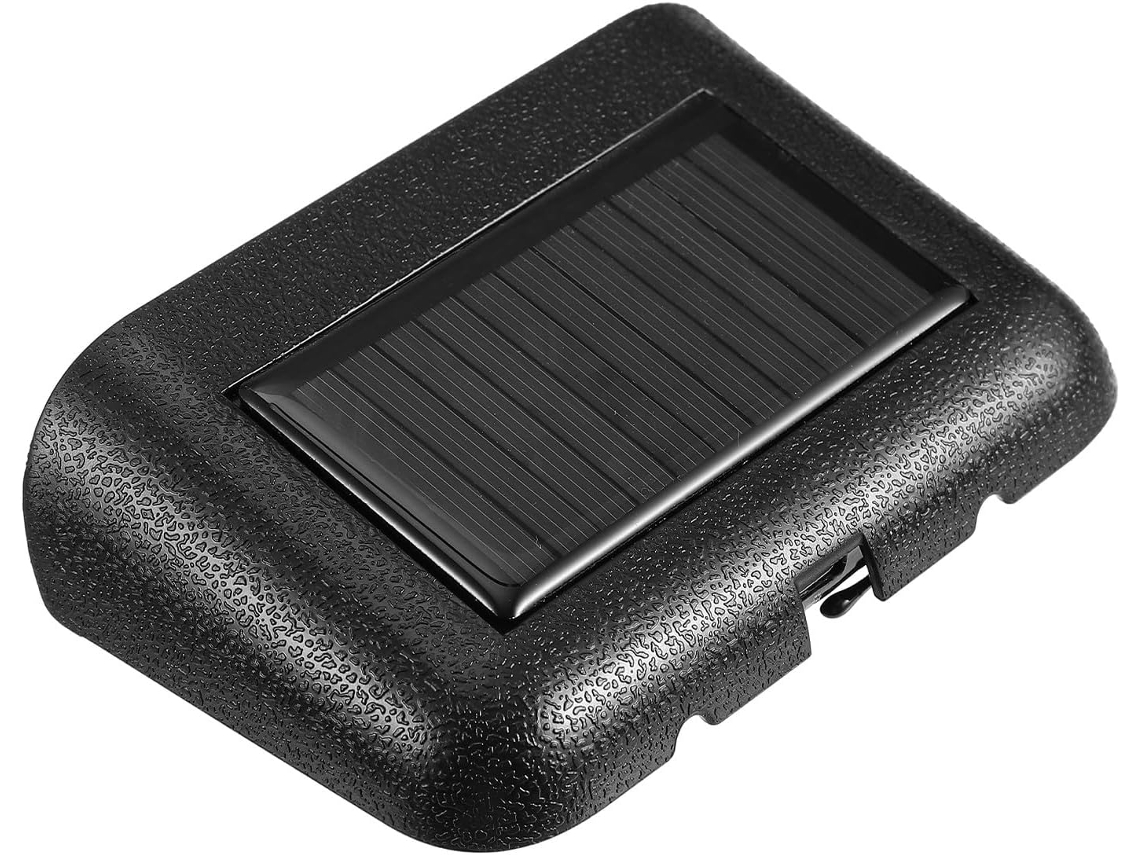 Relógio Digital Solar Para Carro Com Visor Led Verde De Precisão, Sensor De Data E Temperatura.