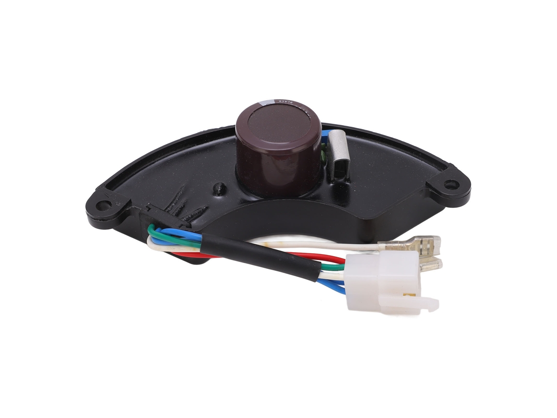 Veloriskku regulador Automático de Voltaje Avr Monofásico 6 Cables Funda Plástica para Generador 5.5‑6.5kw