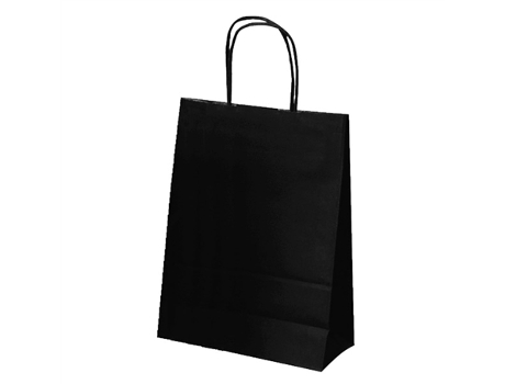 Saco Asa Retorcida 18x8x39 Preto 18839 Pack 10 Sacos