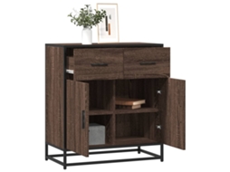 Vidaxl Aparador 68x35x76 Cm Deriv. De Madeira Carvalho Castanho