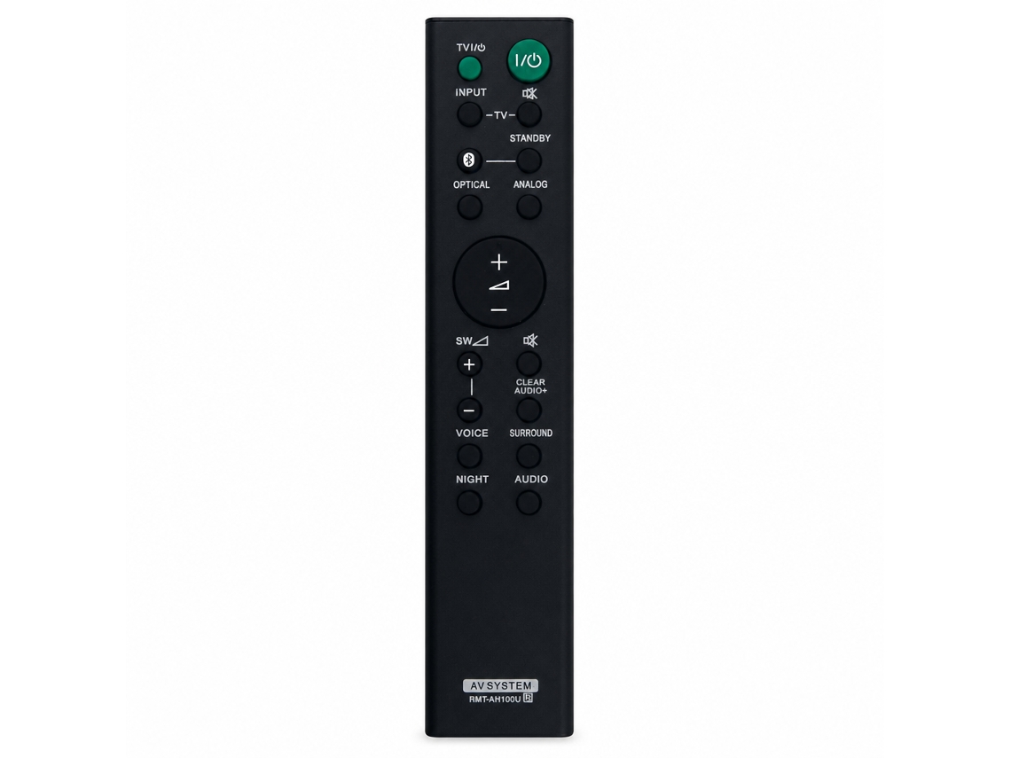 Comando À Distância Compatível Com Sistema Av Sony Rmt-ah100u
