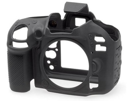 Capa de silicone EASYCOVER Nikon D600/D610 Preto