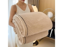 Manta Multifuncional de Lã Jacquard Gravada e Quentinha Ideal para o Inverno Cochilos, Macio, Quente, Ideal Pa