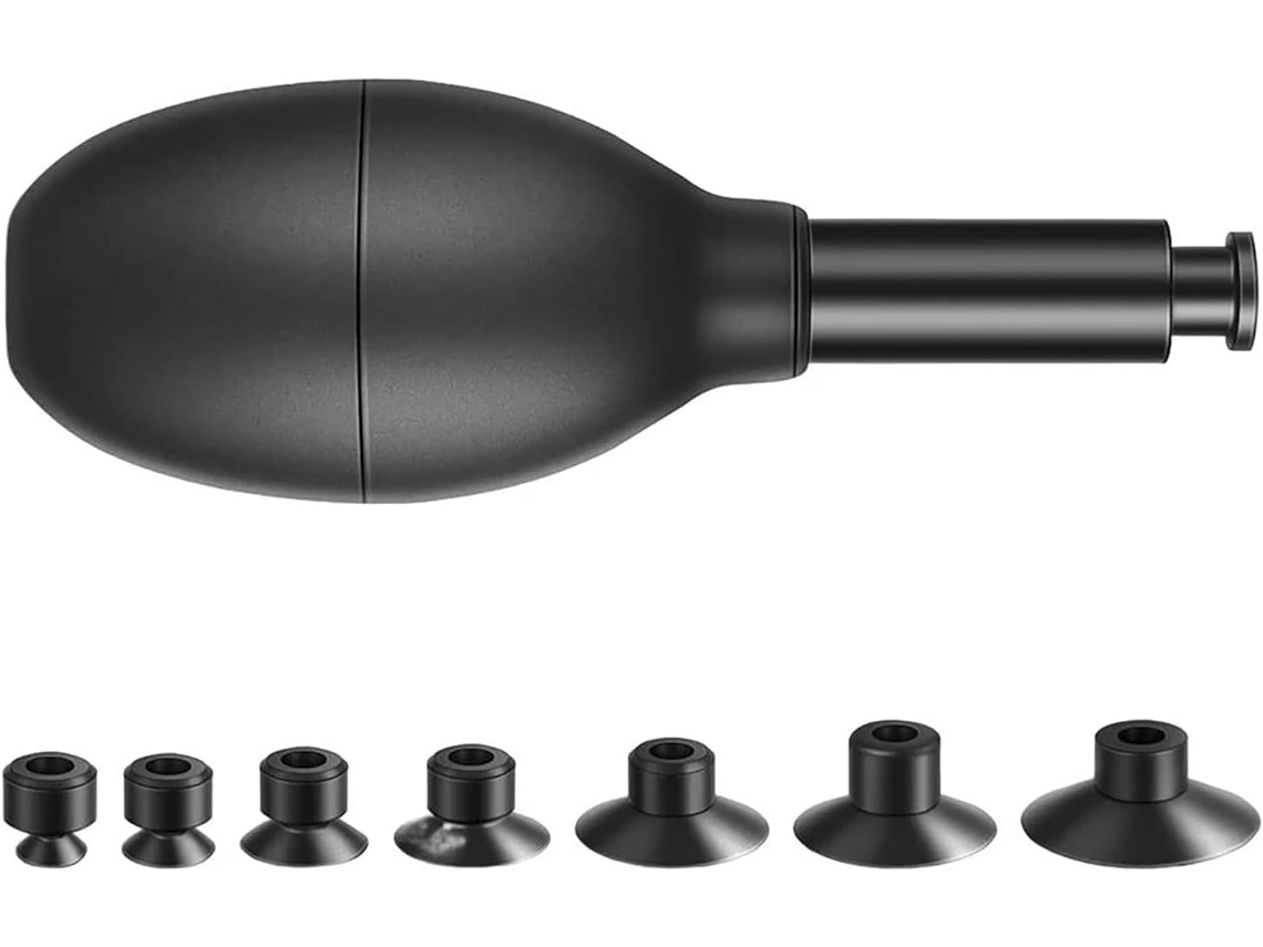 Extrator De Lentes Câmera 8em 1com Caneta Sucção A Vácuo Antiestática Estendida E 7-ventosas Intercambiáveis Para Reparo