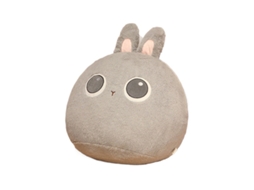 Almofada de Pelúcia Grande Coelho Branco, Bichinho Fofinho para Meninas, Travesseiro Decorativo para Casa CHABERLU