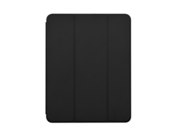 Capa em Pele Com Slot para Apple Pencil iPad Air 3 Preto