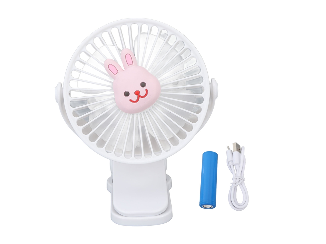 2026 ventilador Clip para Cochecito de Bebé Ajustable Usb Giratorio Con Diseño Cartoon