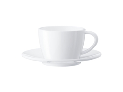 Conjunto de Chávenas para Cappuccino com Prato JURA