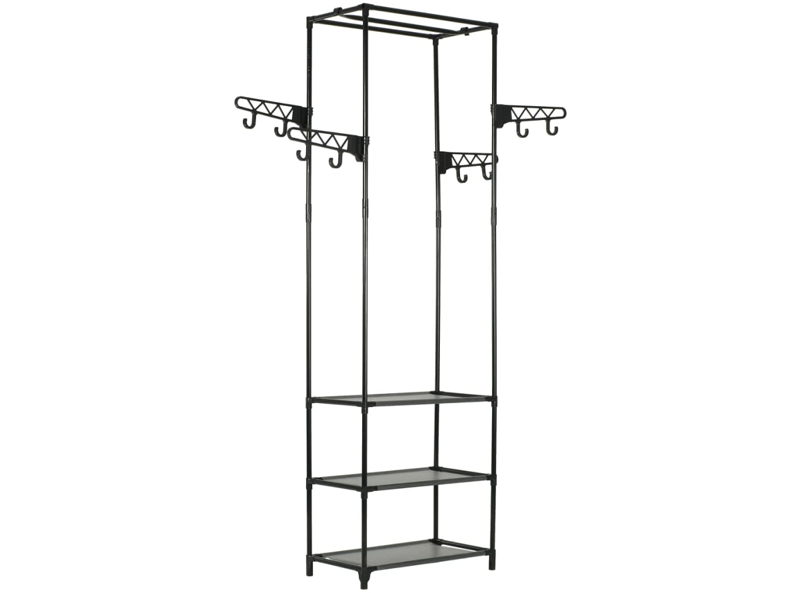 Clothes Rack, Clothes Racks Vidaxl Preto Aço