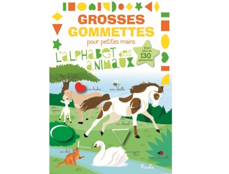 Large Stickers Animals PICCOLIA (Idade minima recomendada: 2 anos)