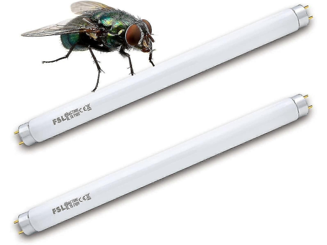 Fsl T8 F10w Bl Lâmpada De Substituição Para Assassina Mosquitos, Tubo Uv 34,5cm 20w Mosquito Killer /insect (2pcs)