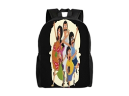 Mochila Bobs Burgers Para Estudantes, Durável E Leve, À Prova Dágua E Com Alça De Ombro Respirável. Olysi Shop