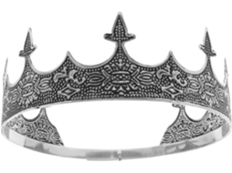 Coroa De Metal Ajustável Para Homens, Coroa Retrô Para Apresentações De Cosplay E Festas.
